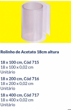 ROLINHO DE ACETATO 18 x 400 CM